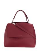 Orciani Logo Top-handle Tote - Red
