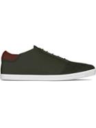 Myswear Dean 2 Sneakers, Men's, Size: 44, Green, Nappa Leather/suede/rubber