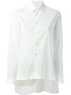 Y-3 Asymmetric Long Shirt, Women's, Size: Xxs, White, Cotton