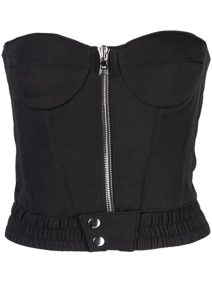 Rta Strapless Corset Top - Black