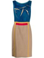 Prada Pre-owned 2005's Abstract Print Dress - Blue