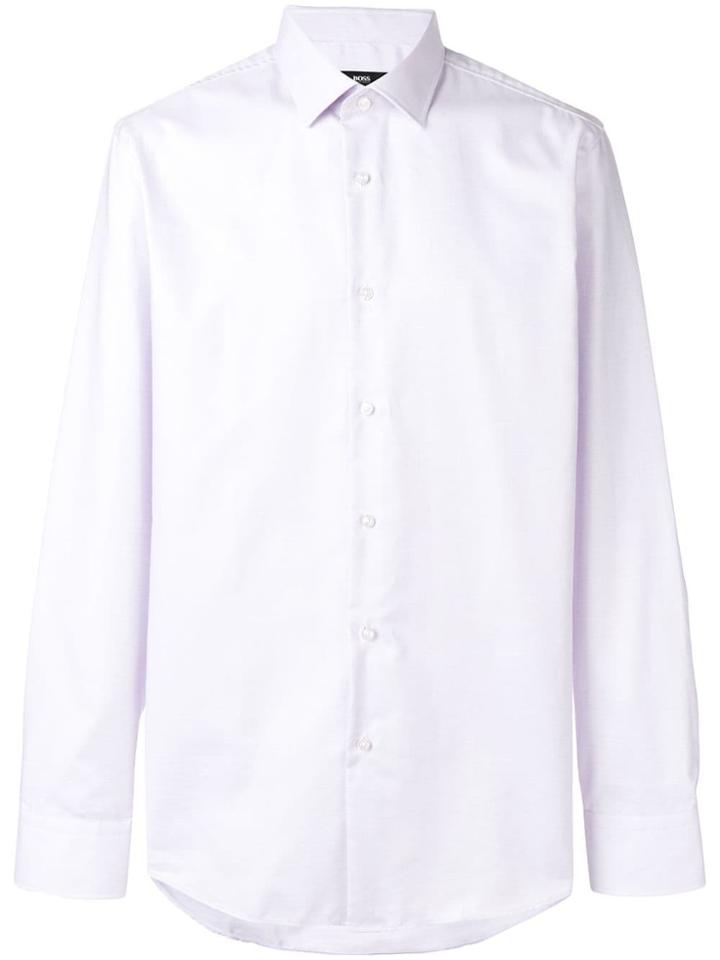 Boss Hugo Boss Classic Button Shirt - Pink & Purple