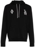 Marcelo Burlon County Of Milan Mb La Dodgers Hd Swt Blk Gry - Black