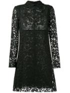 Valentino - Beaded Butterfly Heavy Lace Dress - Women - Silk/cotton/polyamide/viscose - 42, Black, Silk/cotton/polyamide/viscose