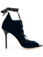 Malone Souliers By Roy Luwolt Lace-up Sandals - Blue