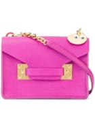 Sophie Hulme Mini 'milner' Crossbody Bag, Women's, Pink/purple