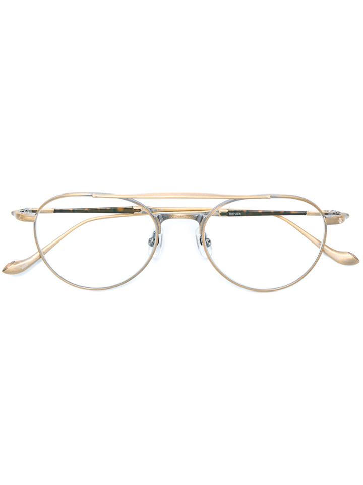 Matsuda Aviator Shaped Glasses - Metallic