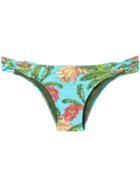 Blue Man Printed Bikini Bottom, Women's, Size: Gg, Green, Lyocell