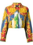 Versace Vintage Sun Baroque Print Jacket, Women's, Size: Small
