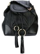 See By Chloé Large 'polly' Crossbody Bag, Women's, Black, Leather/cotton