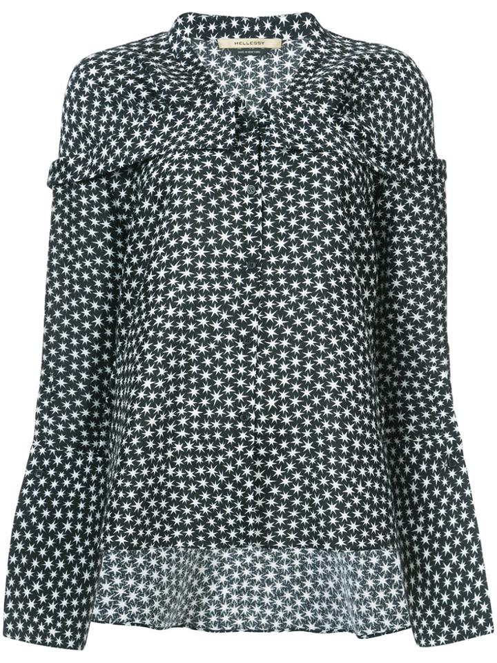 Hellessy Star Print Blouse - Black