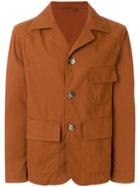 Doppiaa Button Shirt Jacket - Yellow & Orange