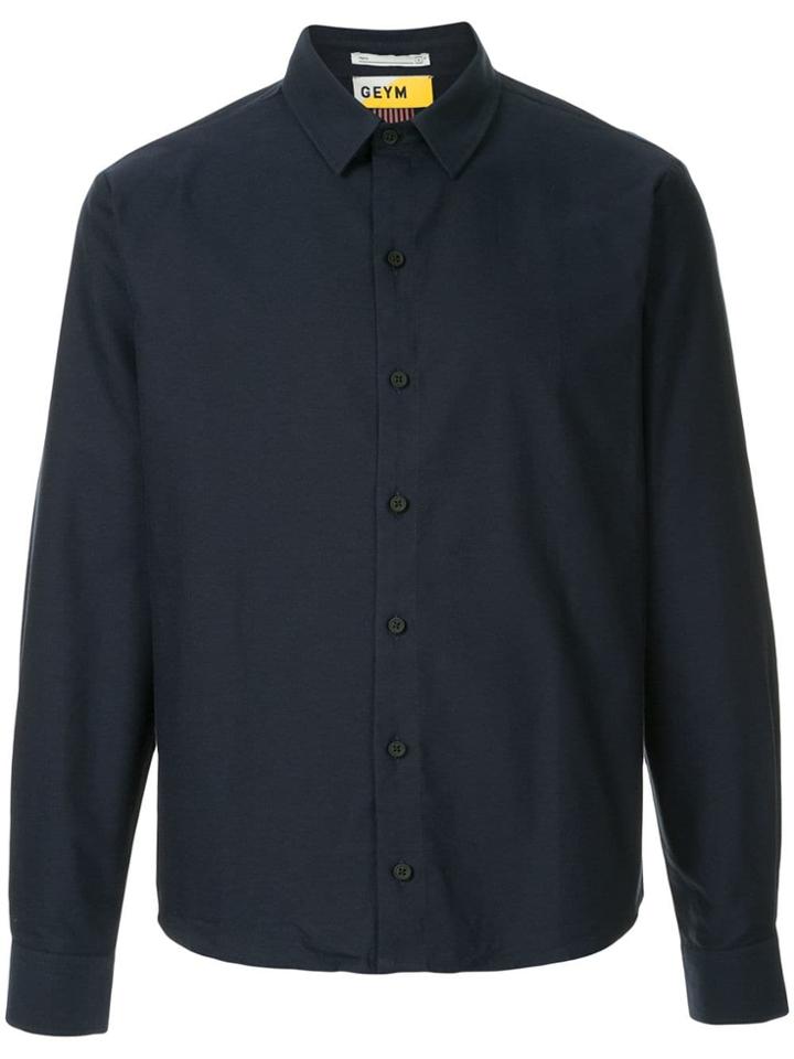 Geym Rear Stripe Shirt - Blue