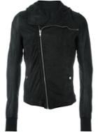 Rick Owens 'bullet' Jacket, Men's, Size: 48, Black, Lamb Skin/cotton/viscose/wool