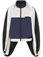 Y/project Extra Sleeve Zip Up Track Jacket - Blue