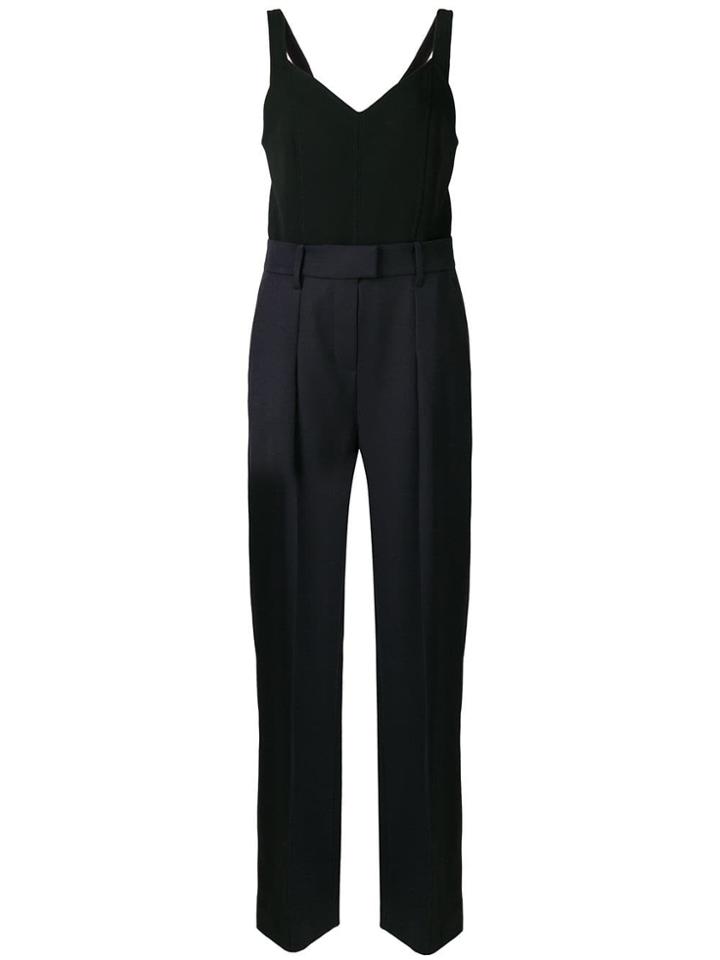 Victoria Victoria Beckham Tailored Sleeveless Jumpsuit - Blue