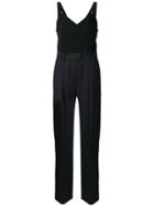 Victoria Victoria Beckham Tailored Sleeveless Jumpsuit - Blue