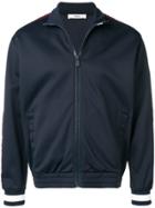Bally Logo Band Zipped Jacket - Blue