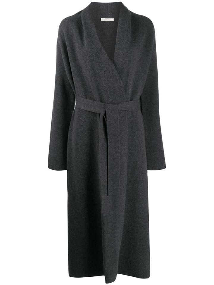 The Row Open Front Coat - Grey