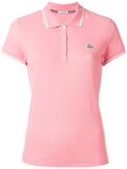 Moncler Short Sleeve Polo Shirt, Women's, Size: Small, Pink/purple, Cotton