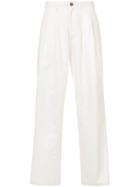 Ports V Wide Leg Trousers - White