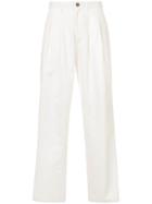 Ports V Wide Leg Trousers - White