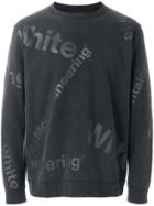 White Mountaineering Logo Print Sweatshirt - Grey