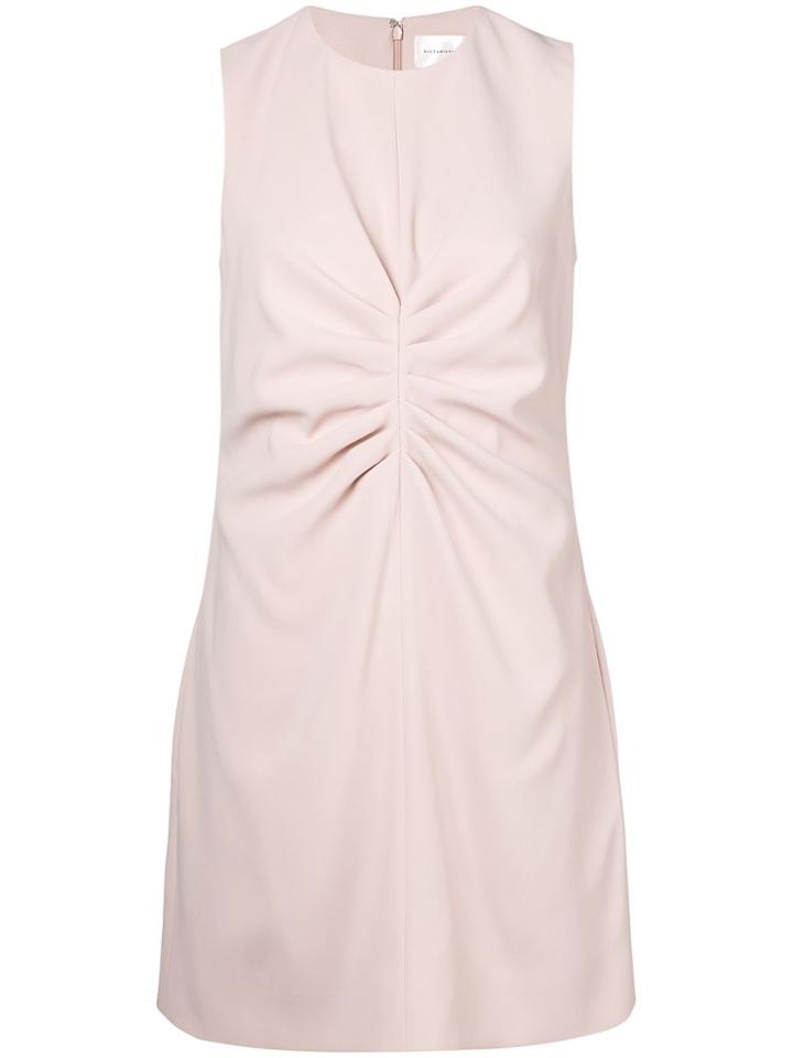Victoria Victoria Beckham Ruched Front Dress - Pink & Purple