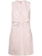 Victoria Victoria Beckham Ruched Front Dress - Pink & Purple