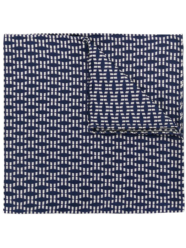 Giorgio Armani Printed Scarf - Blue