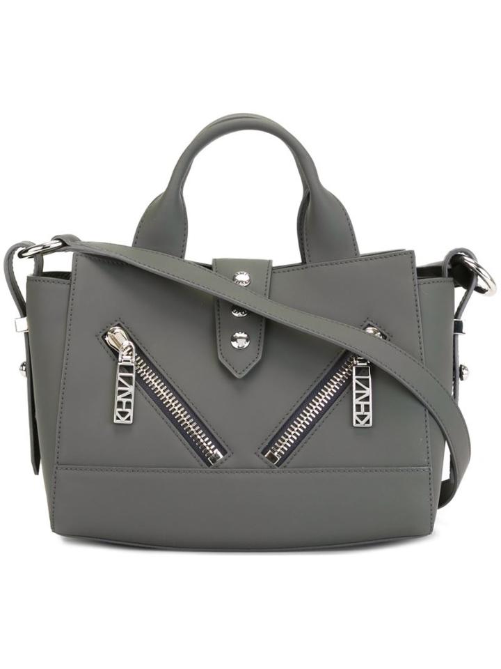 Kenzo Kalifornia Tote, Women's, Grey, Leather
