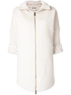 Herno Oversized Coat - White
