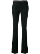 Liu Jo Floral Pattern Trousers - Black
