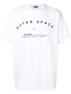 Raf Simons Outer Space-print T-shirt - White