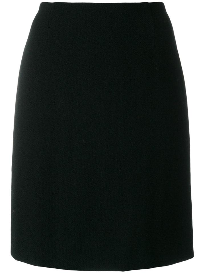 Moschino Vintage Straight-cut Skirt - Black