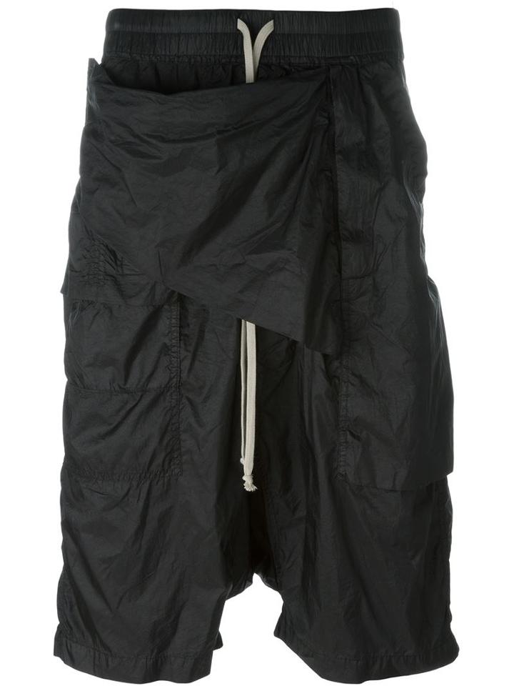 Rick Owens Drkshdw Front Fold Shorts