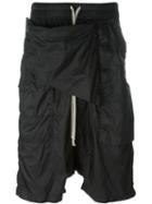 Rick Owens Drkshdw Front Fold Shorts