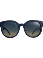 Burberry Round Frame Sunglasses - Blue