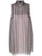 Philosophy Di Lorenzo Serafini Lace Flared Dress - Grey