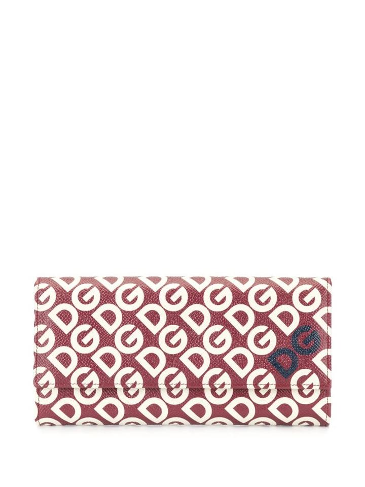 Dolce & Gabbana Dg Continental Wallet - Red