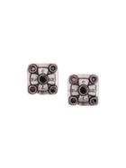 Chanel Vintage Square Clip-on Earring