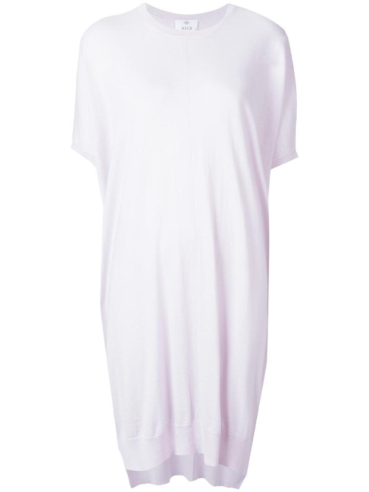 Allude Sweater Dress - Pink & Purple