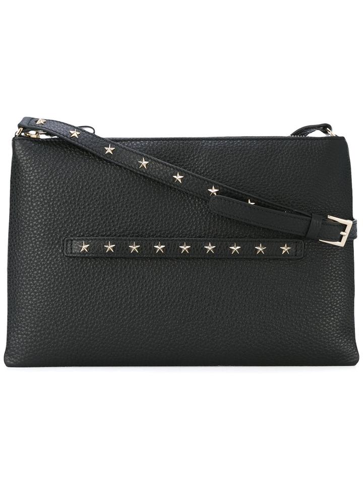 Red Valentino - Star Studded Crossbody - Women - Leather - One Size, Black, Leather