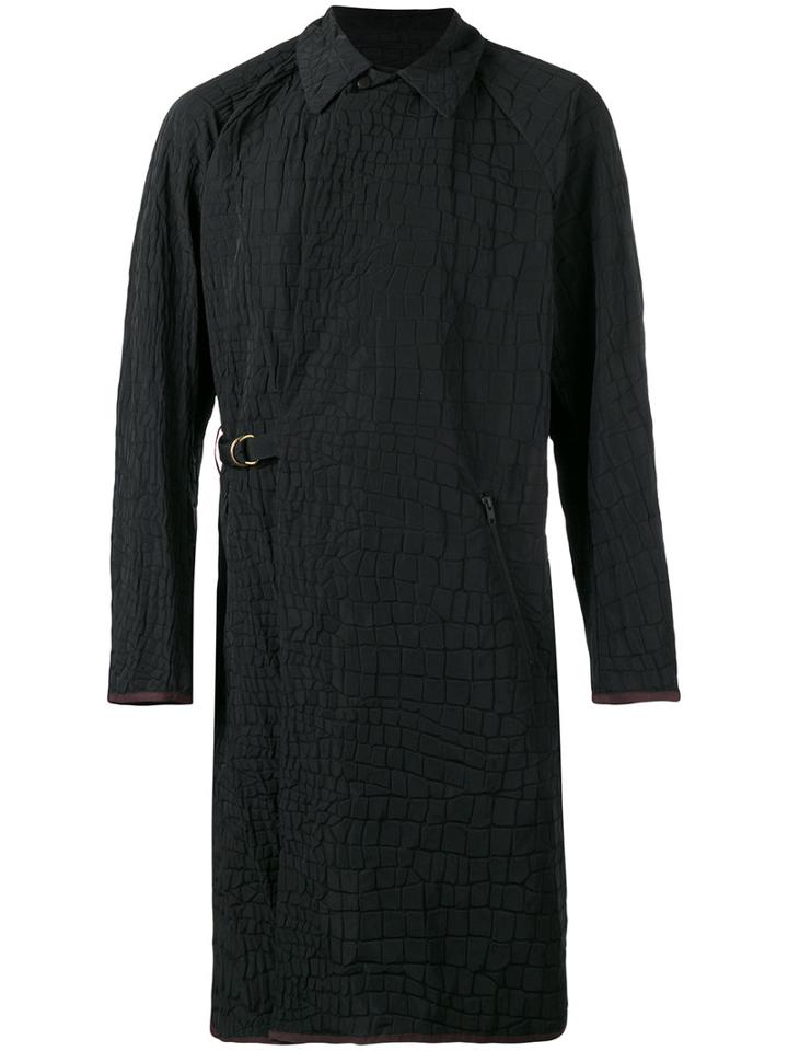 Kolor - D-ring Coat - Men - Polyester/polypropylene/viscose - 5, Black, Polyester/polypropylene/viscose
