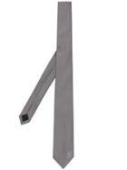 Burberry Classic Cut Monogram Motif Silk Tie - Grey