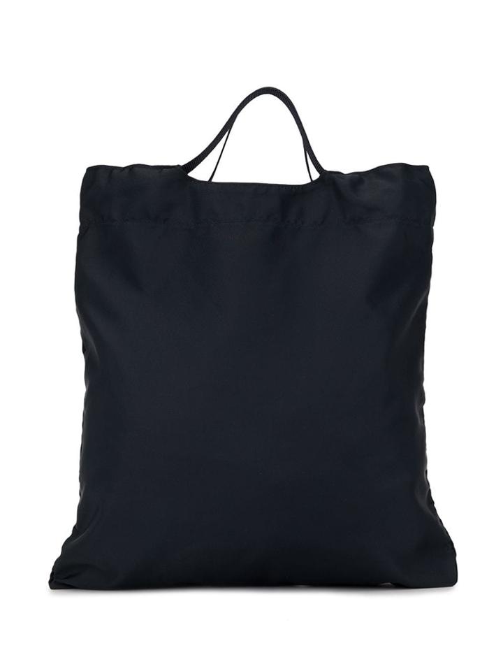 Helmut Lang Pre-owned 1990's Drawstring Shopper - Blue