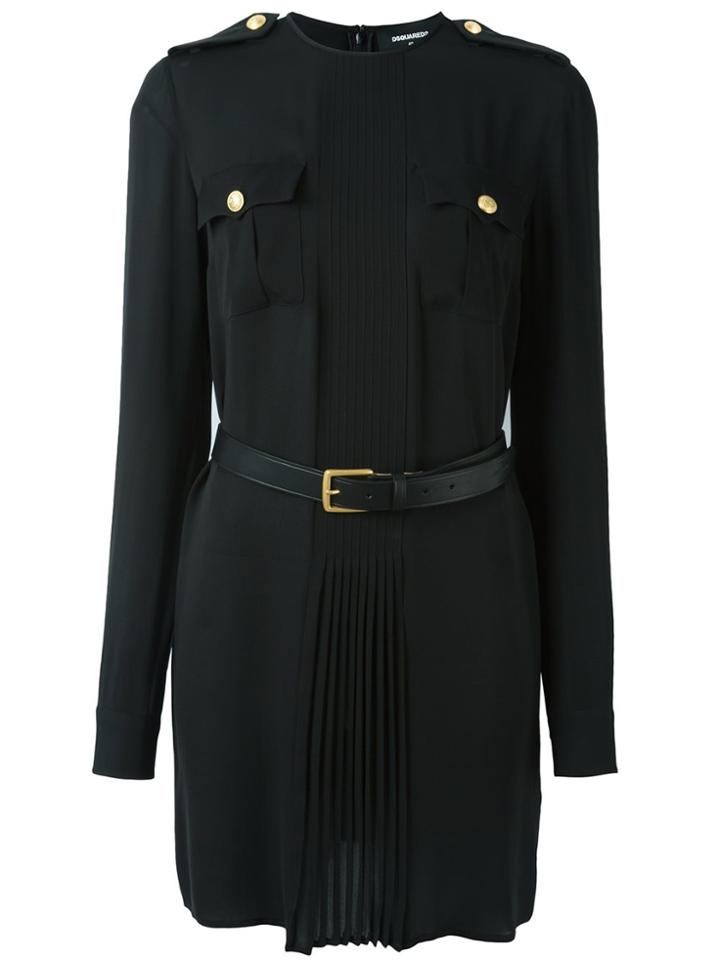 Dsquared2 'military' Dress - Black