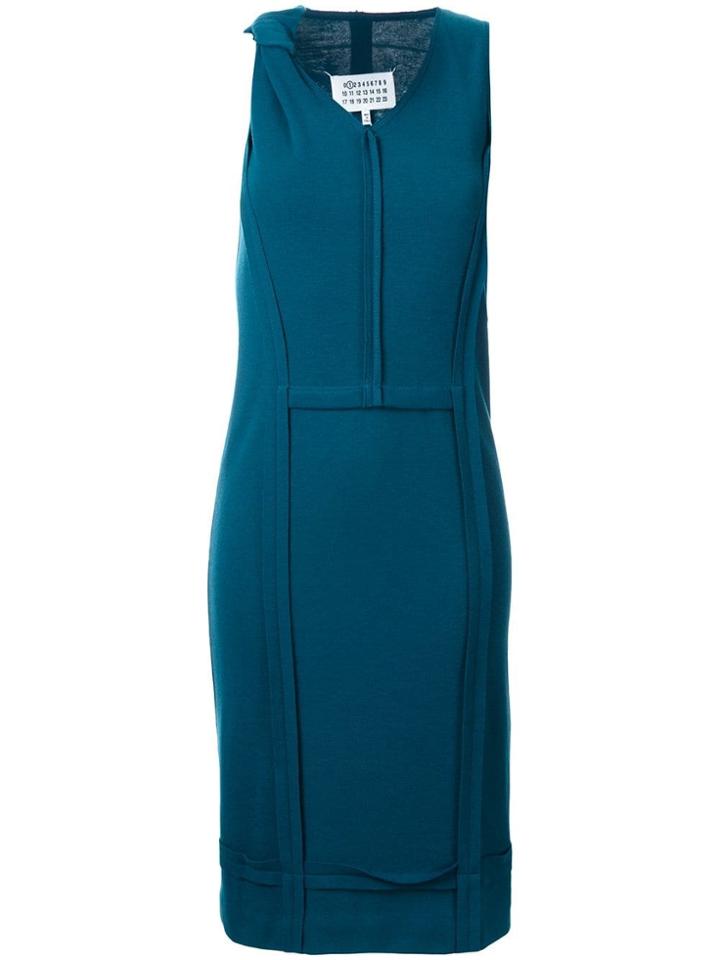 Maison Margiela Twisted Strap Shift Dress - Green