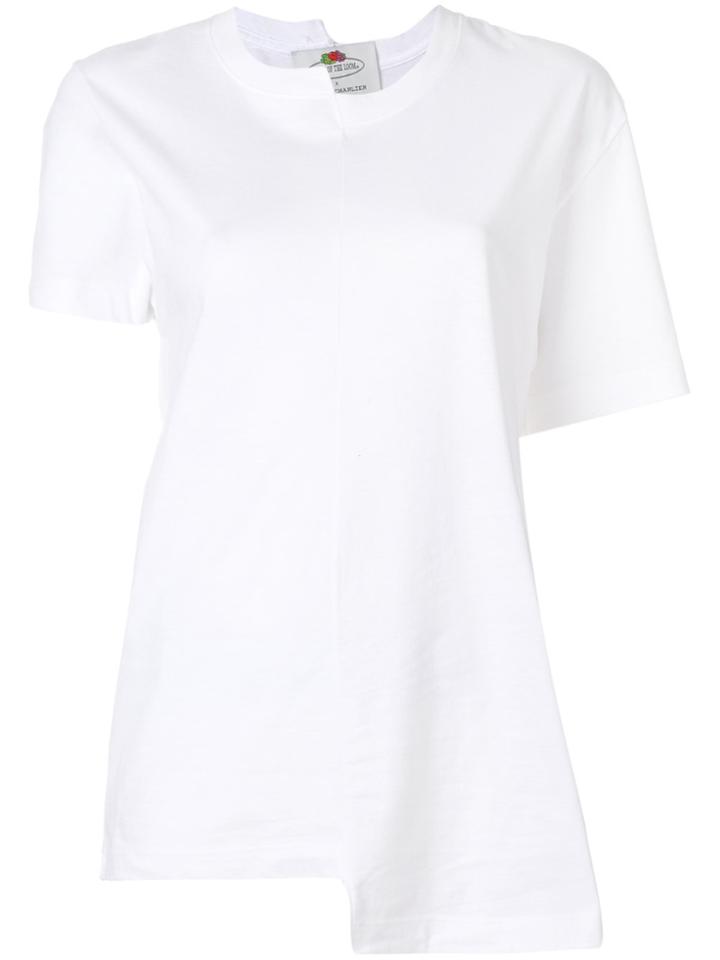 Cédric Charlier Asymmetric T-shirt - White