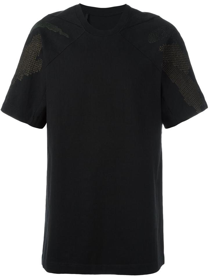 11 By Boris Bidjan Saberi Embroidered Short Sleeve T-shirt